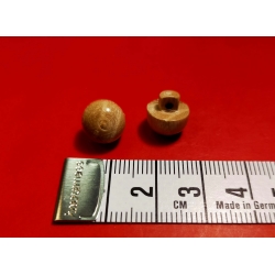 Guzik drewniany perełka duża